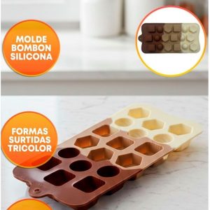 MOLDE SILICONA BOMBONES SURTIDOS X18