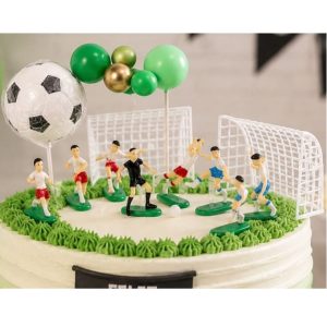 ADORNO PARA TORTA ESFERAS Y JUGADORES