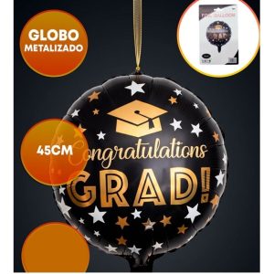 GLOBO FOIL 18P EGRESADO CONGRATULATIONS GRAD