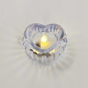 VELA LED CORAZON CALIDA