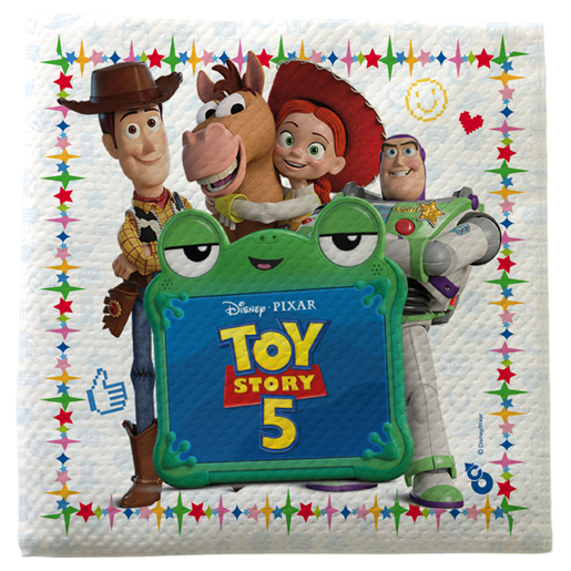 SERVILLETA PREMIUN IMPRESA X 20 TOY STORY 5