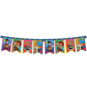 BANDERIN FELIZ CUMPLE X 1 TOY STORY 5