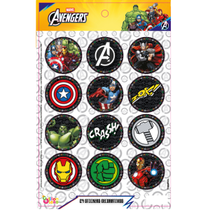 STICKERS AUTOADHESIVOS X24 AVENGERS