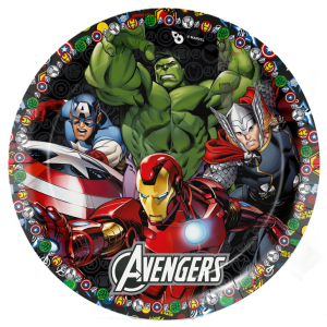 PLATOS CARTON X 8 AVENGERS