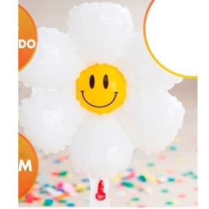GLOBO FOIL SILUETA 81CM MARGARITA SONRIENTE