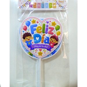 ADORNO PINCHE FELIZ DIA DEL NIÑO X4