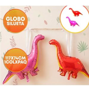 GLOBO FOIL SILUETA 117CM DINOSAURIO CUELLO LARGO