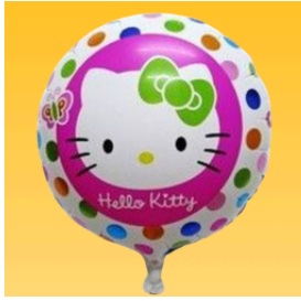 GLOBO FOIL 18P HELLO KITTY