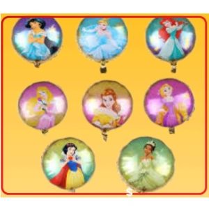 GLOBO FOIL 18P PRINCESAS