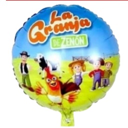 GLOBO FOIL 18P GRANJA ZENON