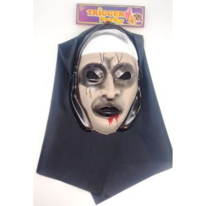 CARETA MONJA CON TELA