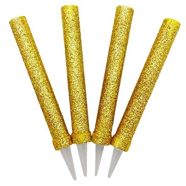 BENGALA GIBREADA X 4 DORADO CLARO