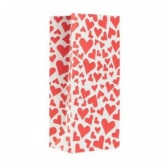 BOLSA PAPEL IMPRESA CORAZONES X 10