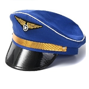 GORRO PILOTO AVION AZUL