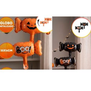 GLOBO FOIL SILUETA 14P CARAMELOS HALLOWEEN