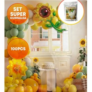 SET DE GLOBOS GRANDE GIRASOL