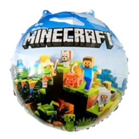 GLOBO FOIL 18P MINECRAFT