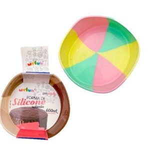 MOLDE SILICONA REDONDO TORTA 13CM 4CM ALTO