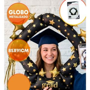 GLOBO FOIL MARCO SELFIE 91CM EGRESADO
