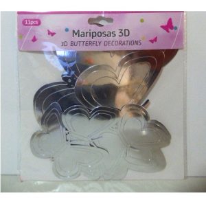 GUIRNALDA MARIPOSAS 20 16 Y 10 CM