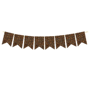 BANDERIN X1 ANIMAL PRINT