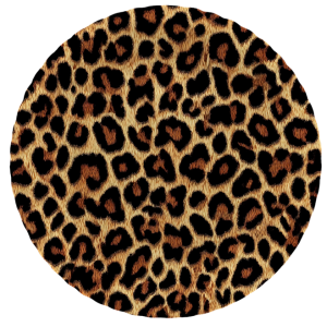 PLATO CHICO X 8 ANIMAL PRINT