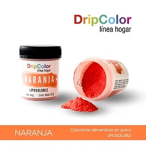 COLORANTE EN POLVO HOGAR DRIPCOLOR NARANJA