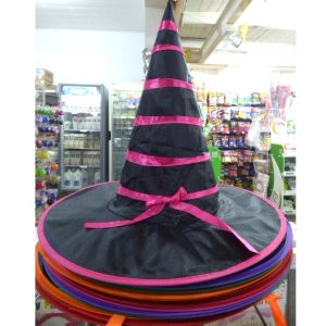 GORRO BRUJA CON CINTA