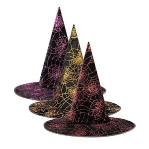 GORRO BRUJA TERCIOPELO CON BRILLO