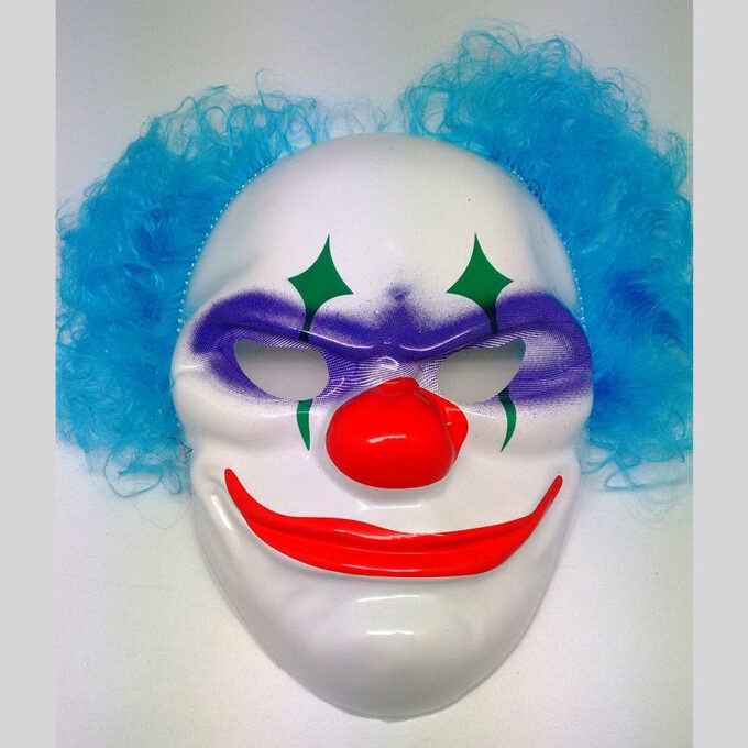CARETA CLOWN CON PELO