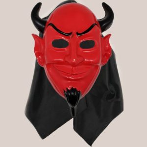 CARETA DIABLO CON TELA