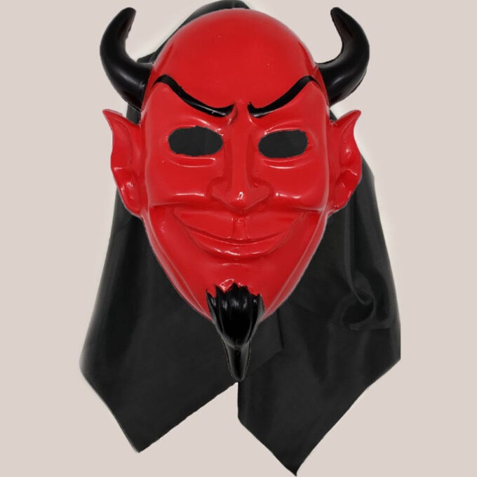 CARETA DIABLO CON TELA