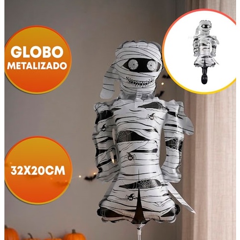 GLOBO FOIL SILUETA 14P MOMIA