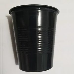 VASO 180 COLOR X100 NEGRO