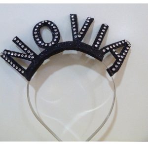 VINCHA CON STRASS NOVIA