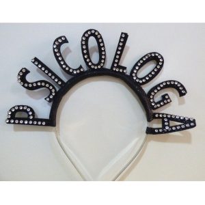 VINCHA CON STRASS PSICOLOGA