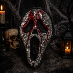 CARETA RIGIDA SCREAM CON STRASS