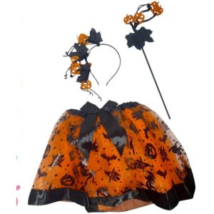 SET HALLOWEEN 3PCS CALABAZA