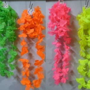 SET HAWAIANO 4 PIEZAS FLUO