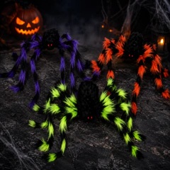 ARAÑA PELUDA 30CM NEGRA