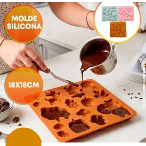 MOLDE SILICONA FIGURAS DEL BOSQUE