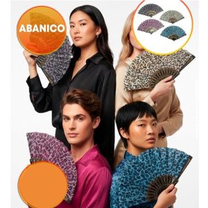 ABANICO ANIMAL PRINT