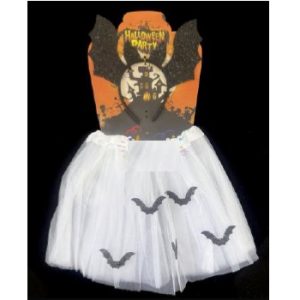 SET HALLOWEEN TUTU Y VINCHA MURCIELAGO
