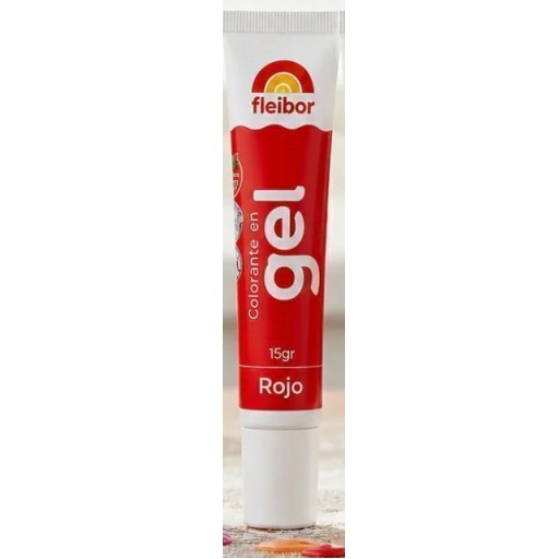 COLORANTE EN GEL X15G ROJO