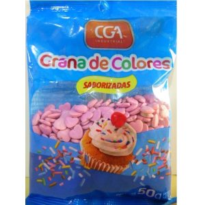 SPRINKLES X50G CORAZON ROSADO
