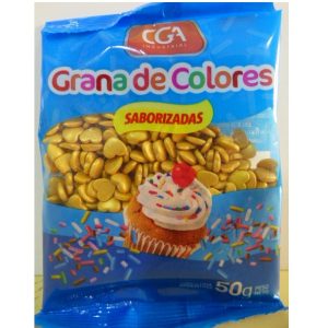 SPRINKLES X50G CORAZON DORADO
