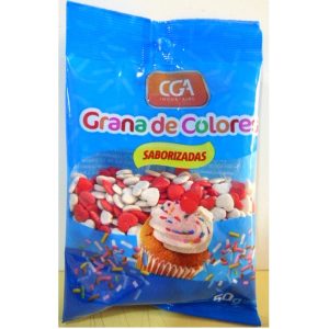 SPRINKLES X50G CORAZON ROJO Y BLANCO