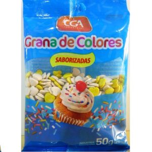 SPRINKLES X50G CORAZON BLANCO Y AMARILLO