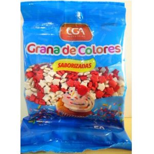 SPRINKLES X50G ESTRELLA ROJA Y BLANCO