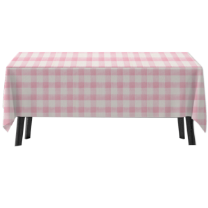 MANTEL X 1 CUADRILLE ROSA